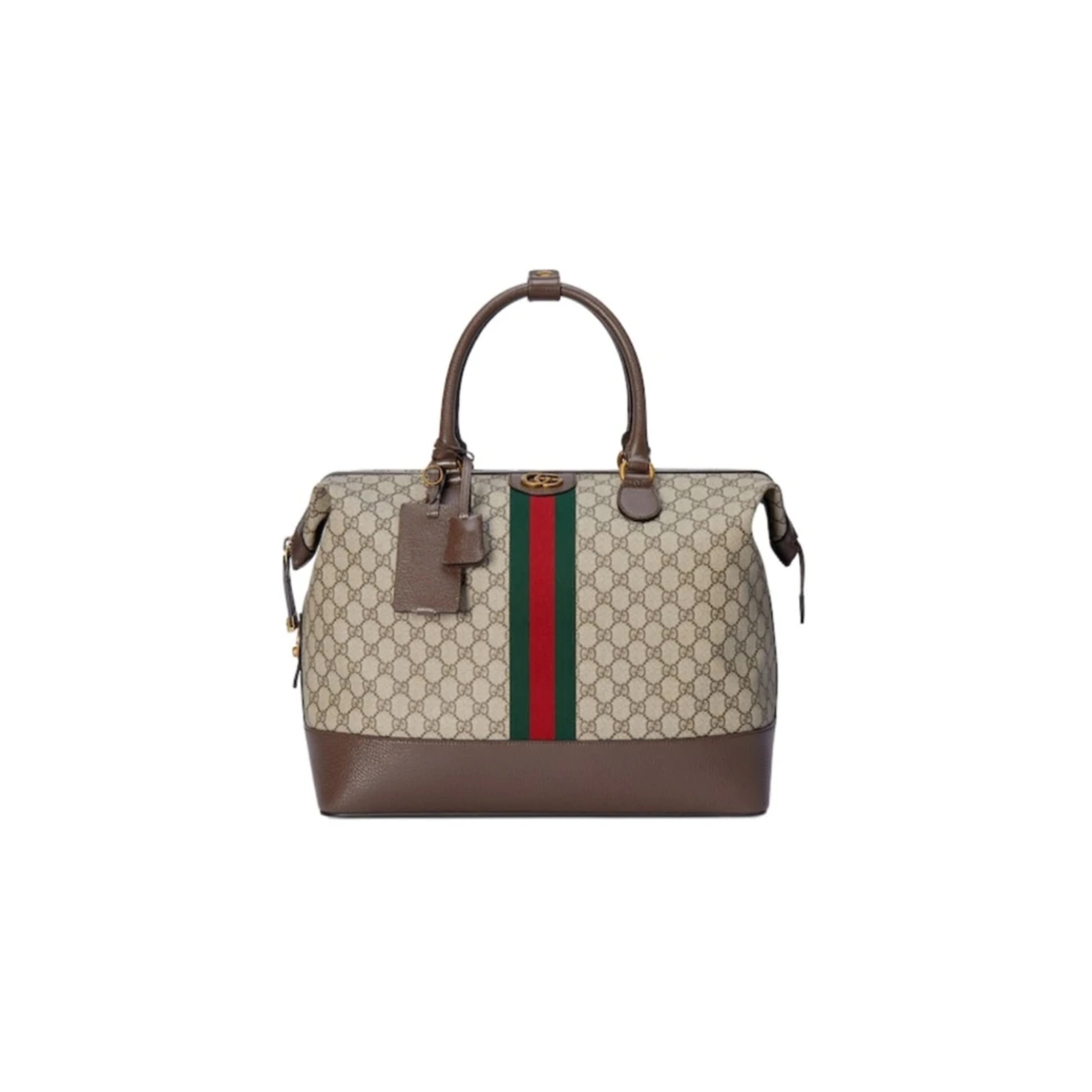 g*u*i savoy gg S*p*e canvas holdall 763295 (42*31.5*21cm)